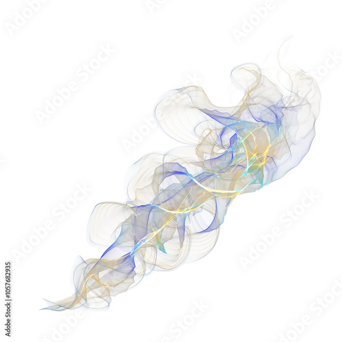 Hanukkah glowing flame decoration element