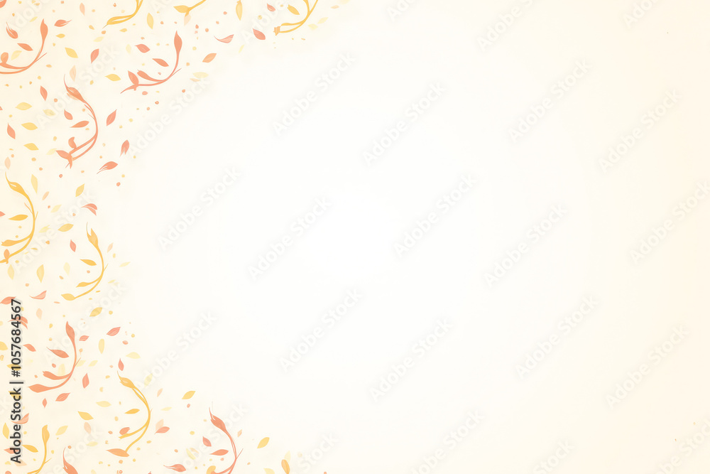 Frame of autumn bright maple leaves on a white background, minimalism Frame of autumn bright maple leaves on a white background, minimalism