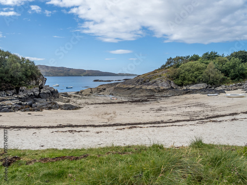Ardtoe beach on the Ardnamurchan Peninsula Scotland photo