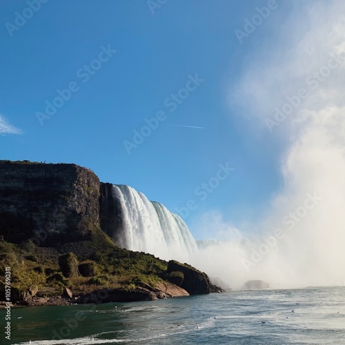 Niagara, ON, Canada, 10-12-2024 : the Niagara falls