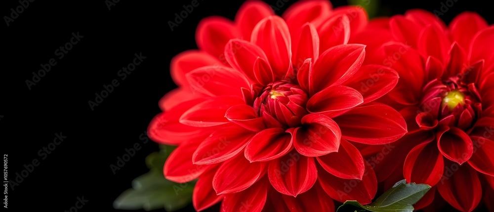 Captivating Close Up of Dahlia Flowers Highlighting the Intricate Petal Structure and Vibrant Colors in a Studio Setting Captivating Close Up of Dahlia Flowers Highlighting the Intricate Petal Structure and Vibrant Colors in a Studio Setting