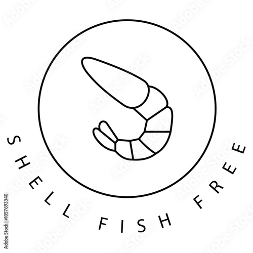 Shellfish Eco-Friendly Marine Vector Icon Design