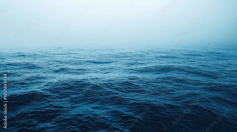 Obraz premium Calm Navy Blue Gradient Water Background