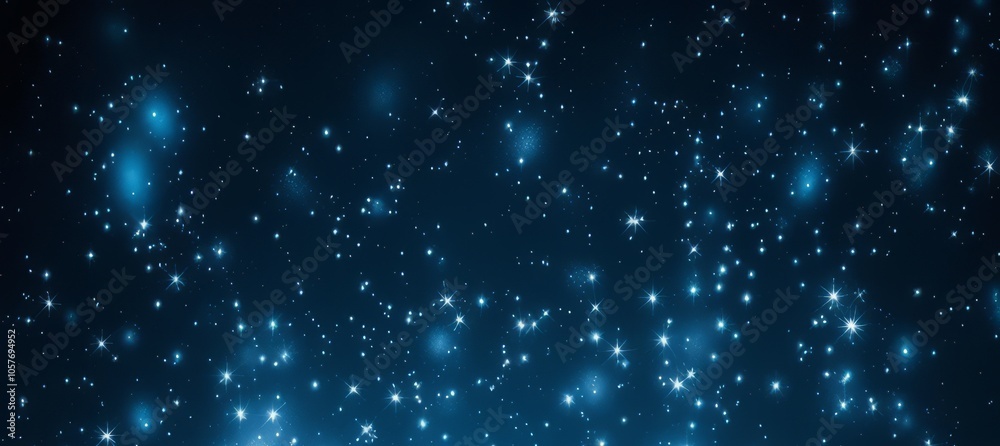 background. starfall in the blue sky. copy space background. starfall in the blue sky. copy space