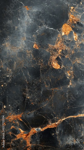 Elegant black marble surface with golden veins showcasing natural beauty and ...