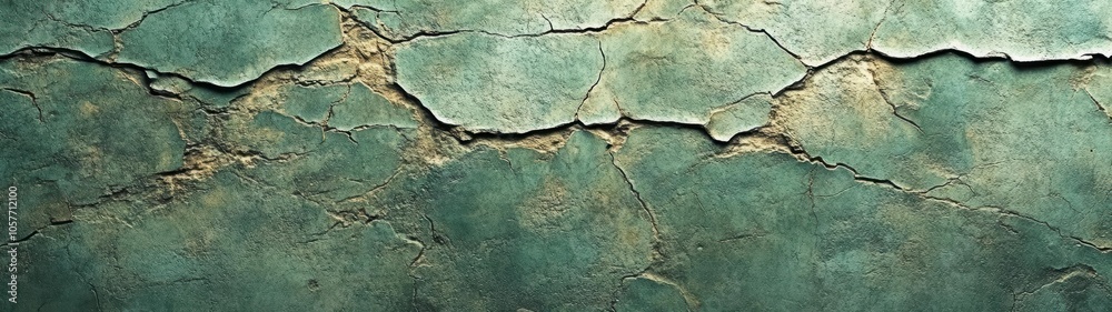 Obraz premium Cracked and Weathered Wall Texture