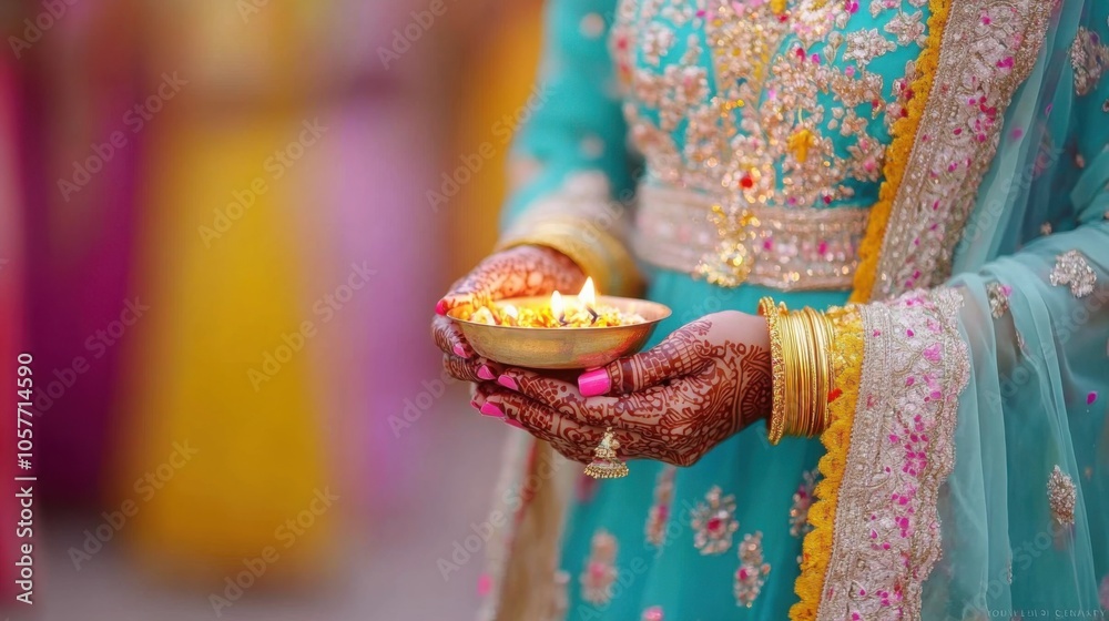 Fototapeta premium Family Celebration with Candles and Togetherness