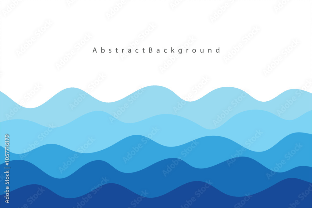 Abstract wavy background. Sea wave illustration. Abstract wavy background. Sea wave illustration.