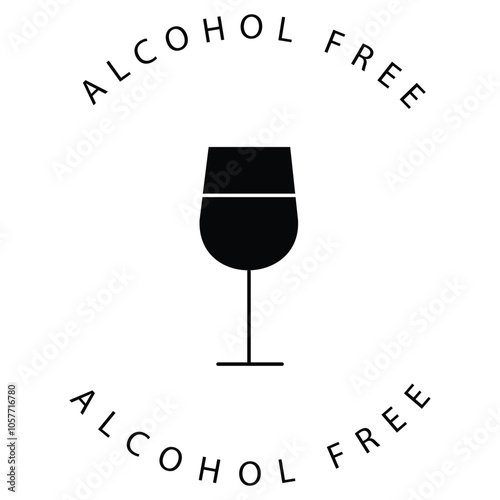 Wine Bottle No Alcohol Prohibited Icon Design