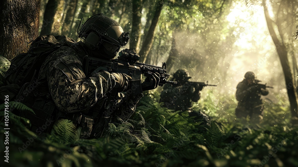 Engaging Tactical Operation in Forest Environment