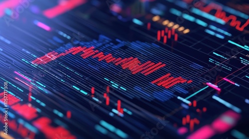 Visualizing data trends a deep dive into digital analytics and financial metrics through stunning visuals and graphics