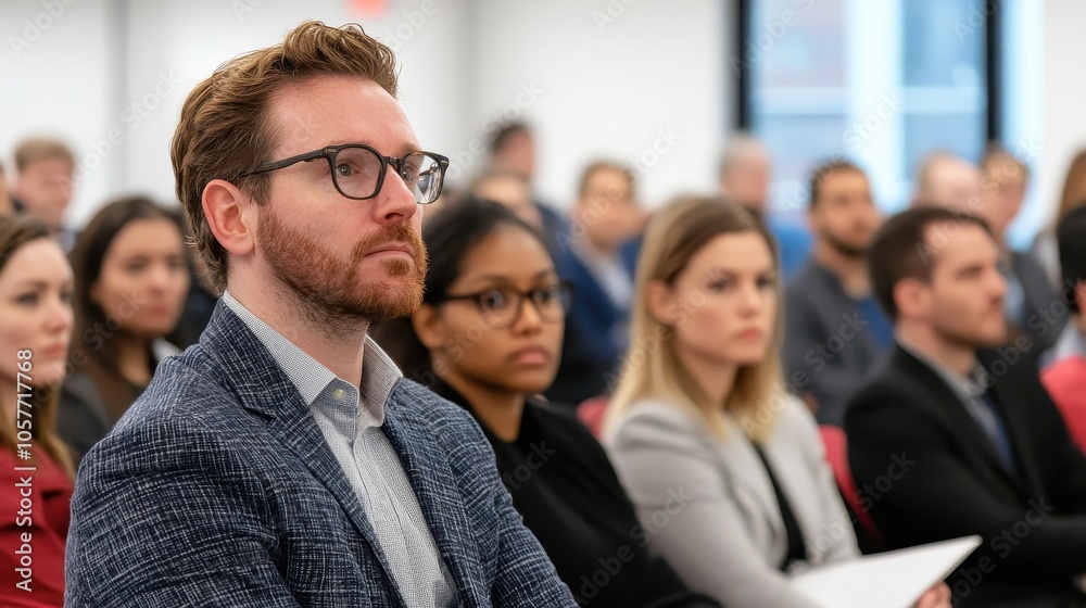 Engaging perspectives a captivating audience at a professional event showcasing diverse insights and knowledge sharing opportunities Engaging perspectives a captivating audience at a professional event showcasing diverse insights and knowledge sharing opportunities