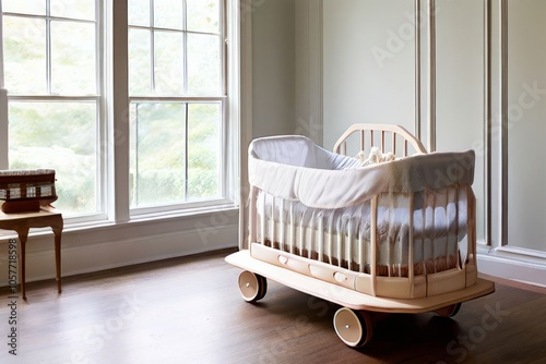 bassinet crib sturdy safe and meets current safety standards photo