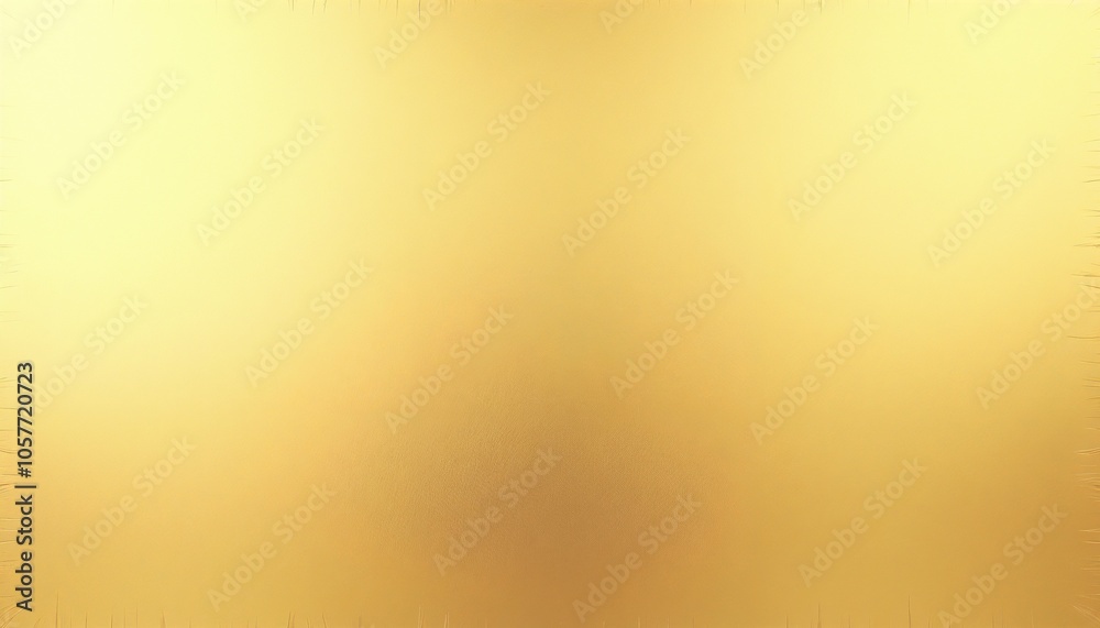 Obraz premium Smooth brushed golden background with a soft glow, copy space