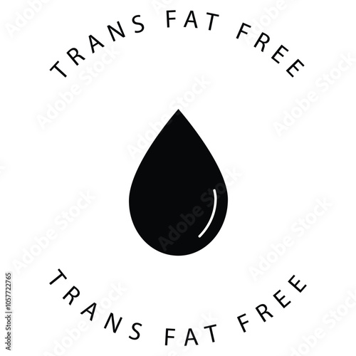 Reducing Trans Fat for Health Benefits Vector Icon Design