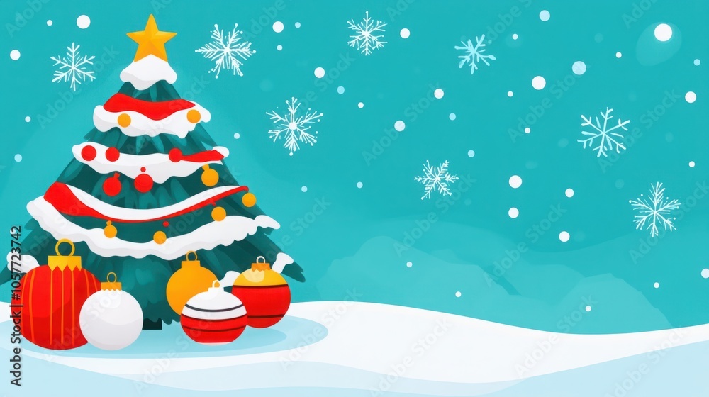 Minimalist Hand-Drawn Christmas Tree Design Minimalist Hand-Drawn Christmas Tree Design