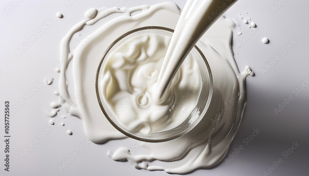 Milk splash isolated on white background Milk splash isolated on white background