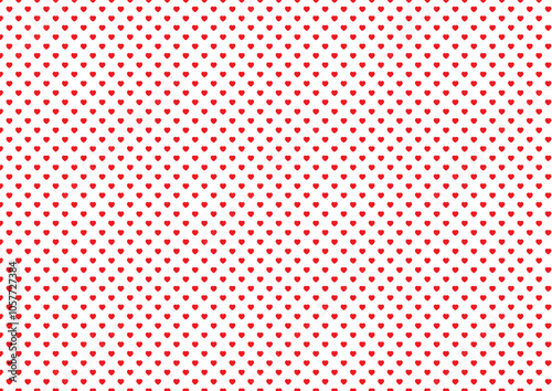 tiny red heart and white background