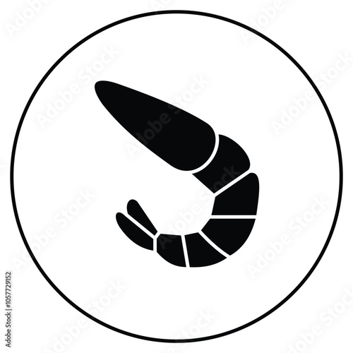 Eco Sustainable Shellfish Vector Icon Design