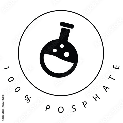 Scientific Research Icon for Phosphate Vector Design