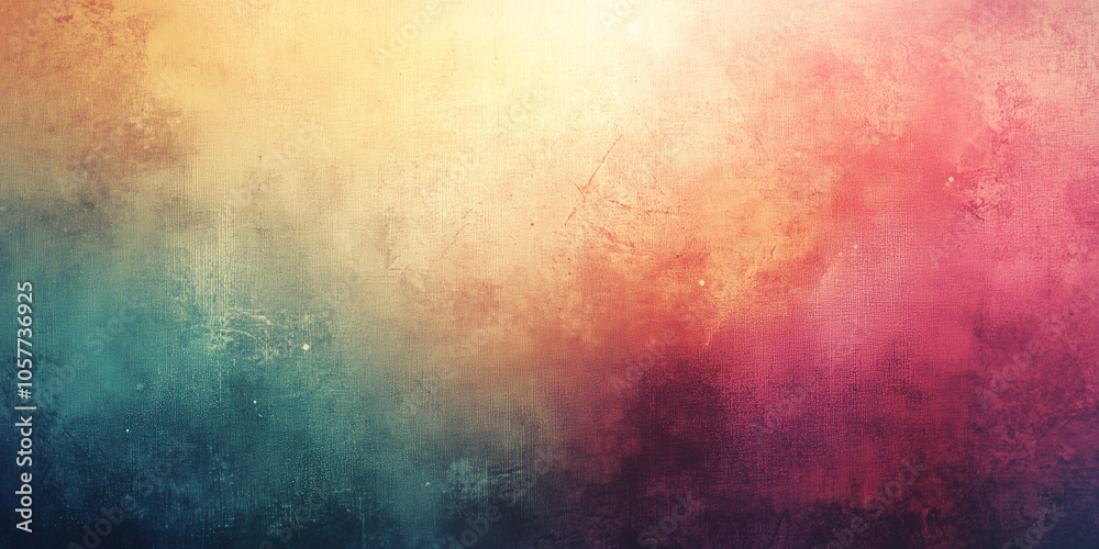 Vibrant textured background with a blend of colors creating abstract rainbow gradient backdrop in green, pink and yellow, vintage retro filter design Vibrant textured background with a blend of colors creating abstract rainbow gradient backdrop in green, pink and yellow, vintage retro filter design