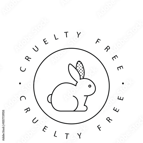 Eco-Friendly Humane Cruelty-Free Vector Icon Design