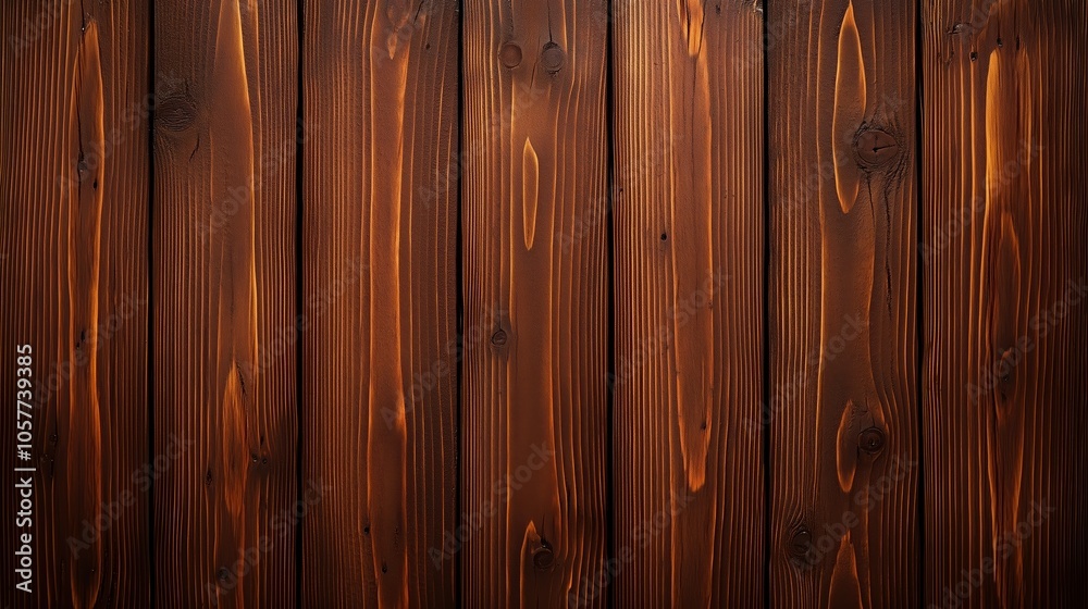 Obraz premium Wooden background with a brown color. The background is made of wood and has a brown color