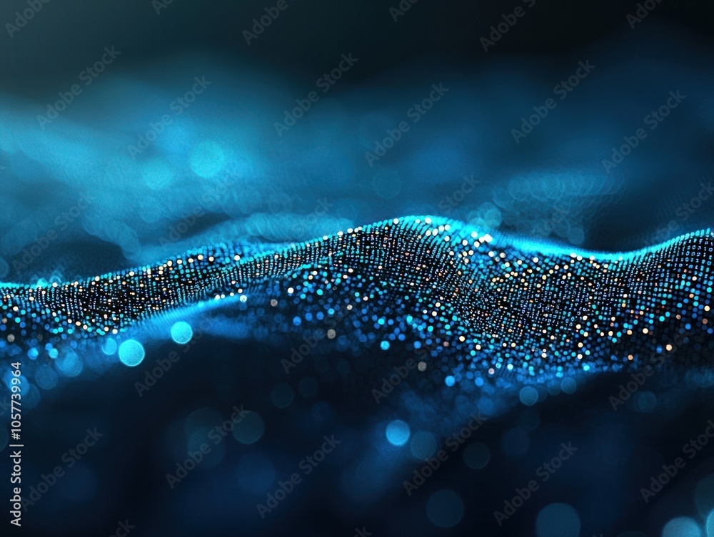 Enchanting waves of blue light a hypnotic visual journey through digital texture and depth Enchanting waves of blue light a hypnotic visual journey through digital texture and depth