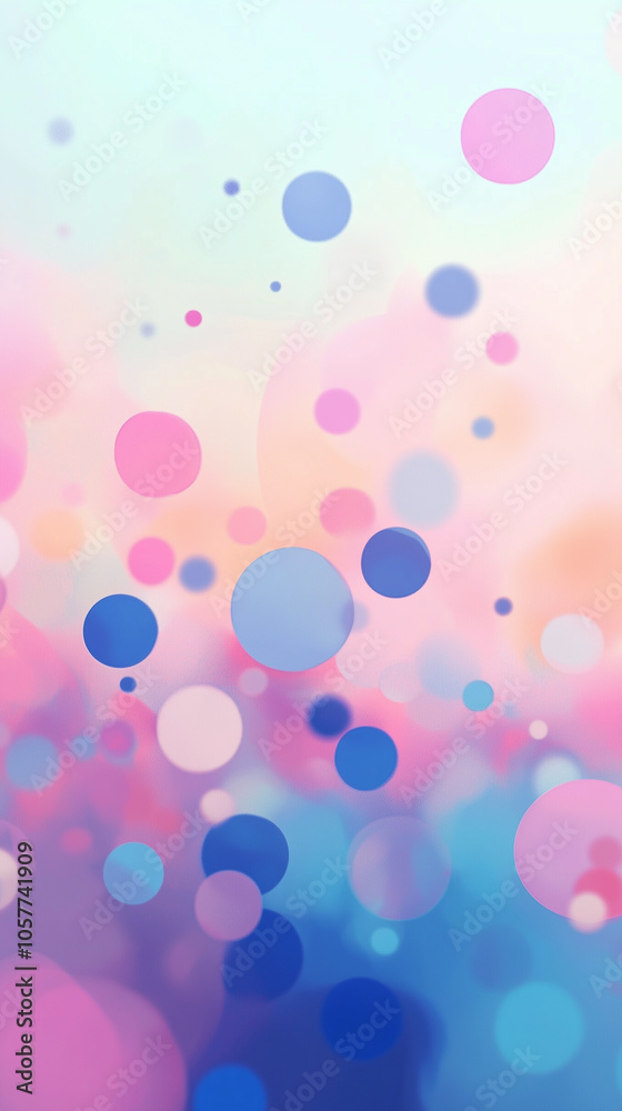 A vibrant and abstract background featuring colorful circular shapes in various sizes, creating a dreamy and playful ambiance A vibrant and abstract background featuring colorful circular shapes in various sizes, creating a dreamy and playful ambiance