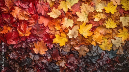 Colorful Autumn Leaves Background