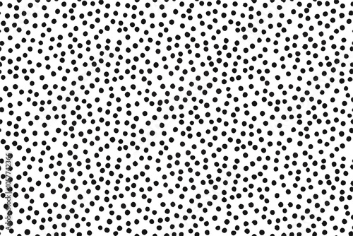 Micro dot seamless background pattern with black dots