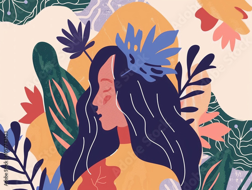 colorful abstract illustration representing mental health