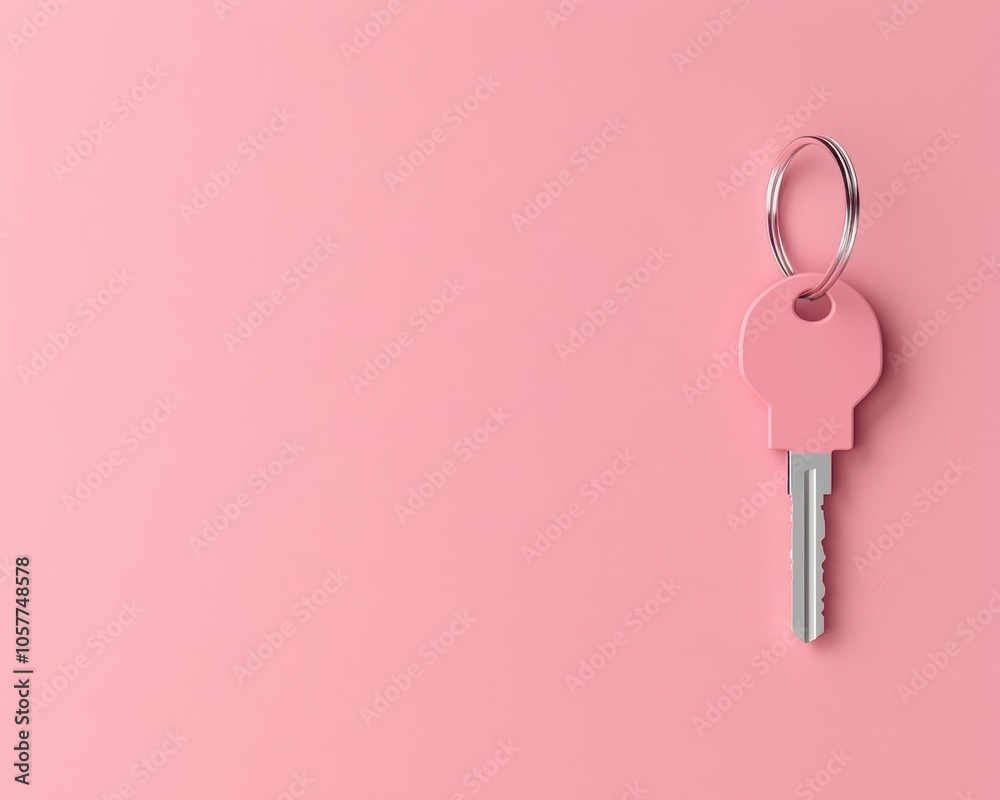 Keys to new home, approved mortgage documents, 3D illustration Keys to new home, approved mortgage documents, 3D illustration