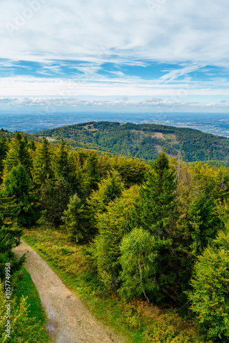 Fototapeta Naklejka Na Ścianę i Meble -  View from Czantoria