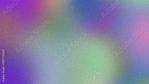 Artistic Gradient Poster with Smooth Fluid Shapes and Grainy Texture