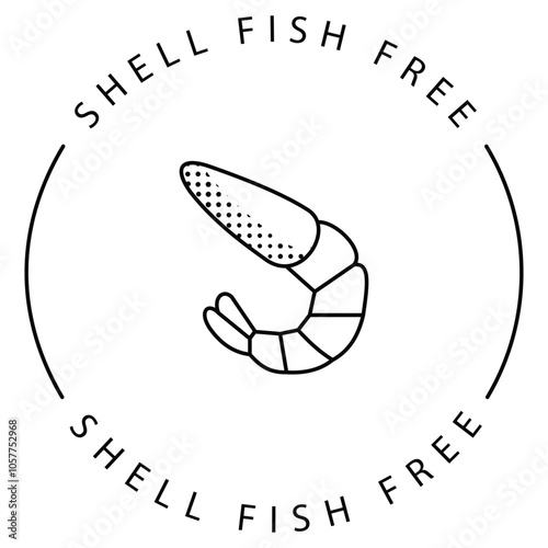 Eco Marine Life Shellfish Vector Icon Design