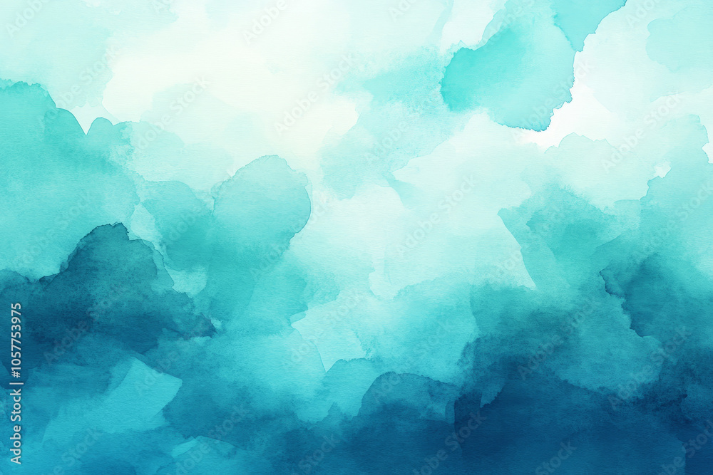 Obraz premium blue watercolor background for stunning artistic designs and vibrant creative projects