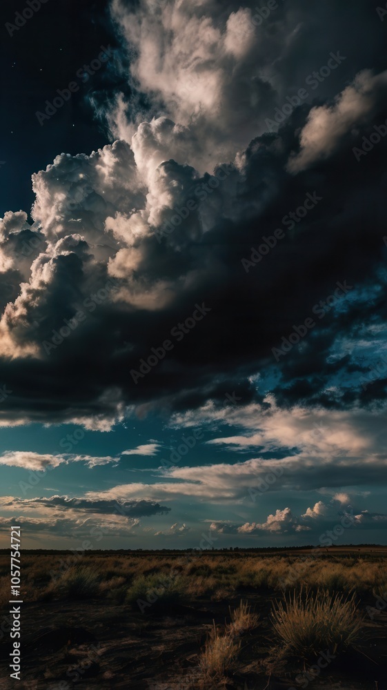 Fototapeta premium sky, sunset, clouds, cloud, sun, nature, sunrise, blue, orange, sea, evening, red, light, ocean, color, dramatic, landscape, beautiful, dusk, sunlight, weather, water, beauty, summer, yellow