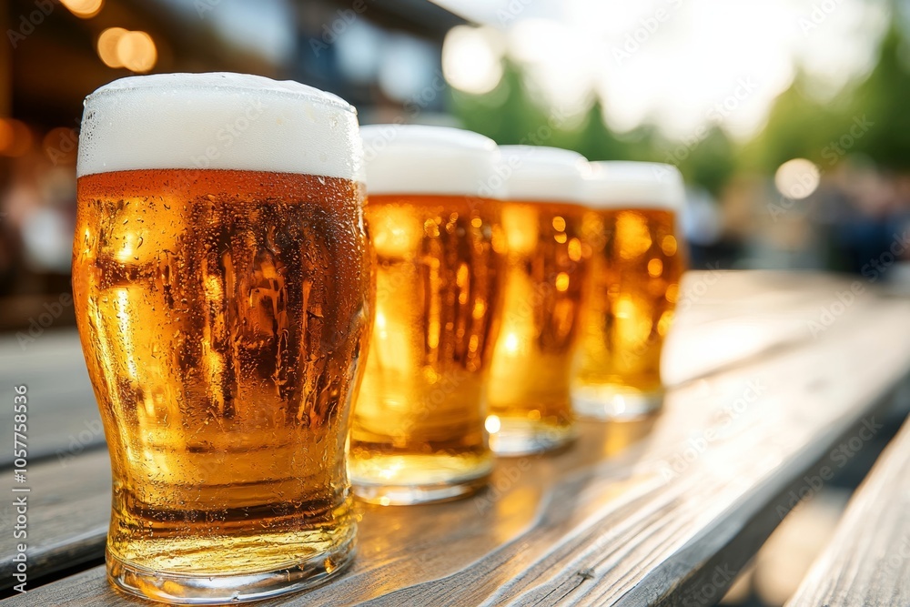 Bavarian costumes, beer, Palette: warm, earthy tones Bavarian costumes, beer, Palette: warm, earthy tones