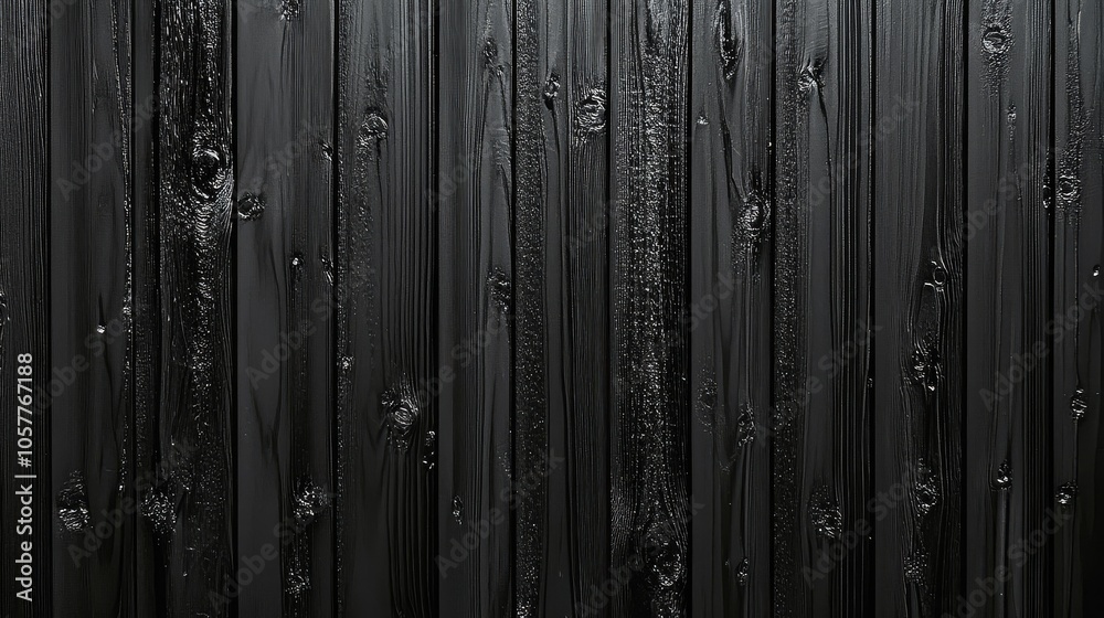 Fototapeta premium Explore the intricate patterns of old black wood textures.