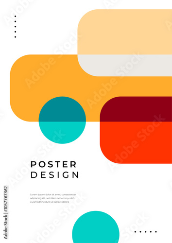 Colorful Geometric Abstract Poster Designs. Vibrant abstract posters featuring geometric shapes and bold colors. Perfect for modern art enthusiasts and creative projects