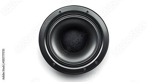 Loudspeaker for Black Friday Promotion Isolated on White 