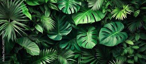 Wallpaper Mural Abundant Tropical Plants in a Botanical Garden Torontodigital.ca
