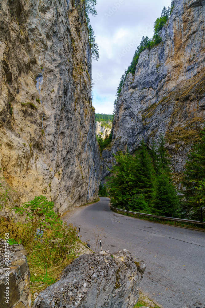 Trigrad Gorge, in the Rhodope Mountains