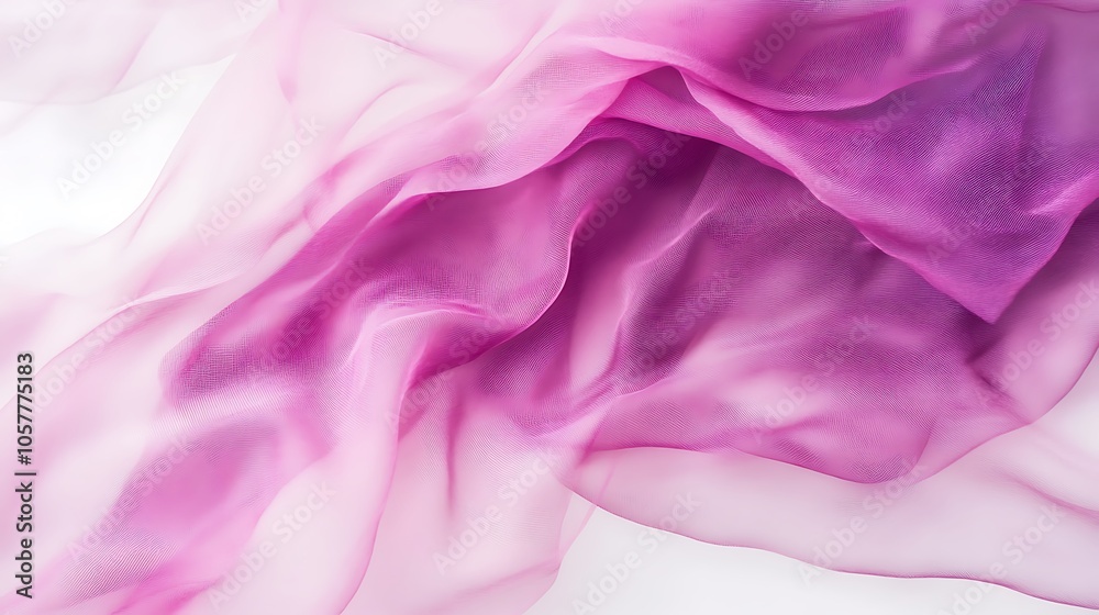 Soft, sheer pink tulle fabric ruched gracefully, offering a versatile and romantic backdrop for your overlays or creative compositions. Soft, sheer pink tulle fabric ruched gracefully, offering a versatile and romantic backdrop for your overlays or creative compositions.