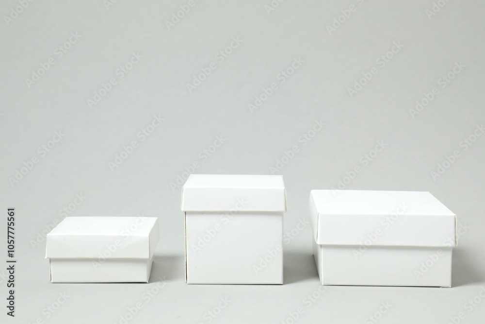 White boxes on gray background White boxes on gray background