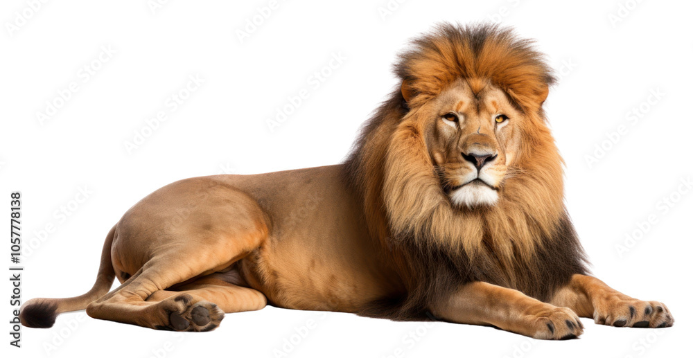 Obraz premium PNG Lion wildlife mammal animal.