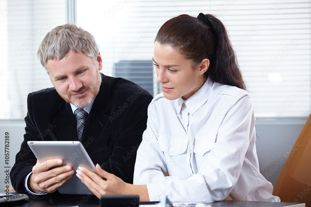 Fototapeta premium business people in the office