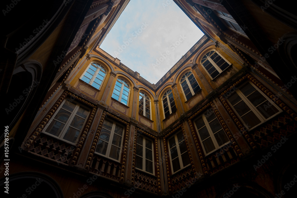 Obraz premium The mansion in Montevecchio, Sardinia, Italy