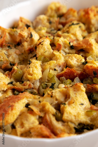 Homemade Thanksgiving Turkey Stuffing Dressing